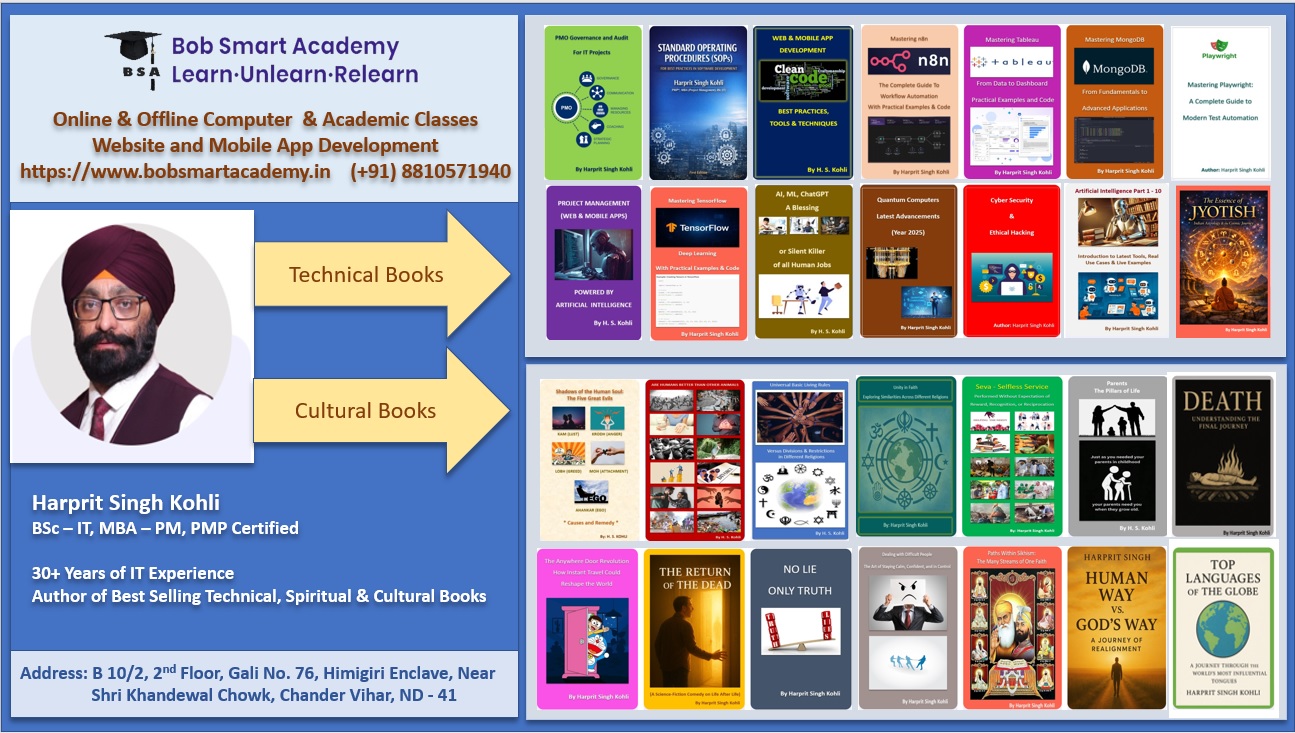 Bob Smart Academy - Best Selling Books