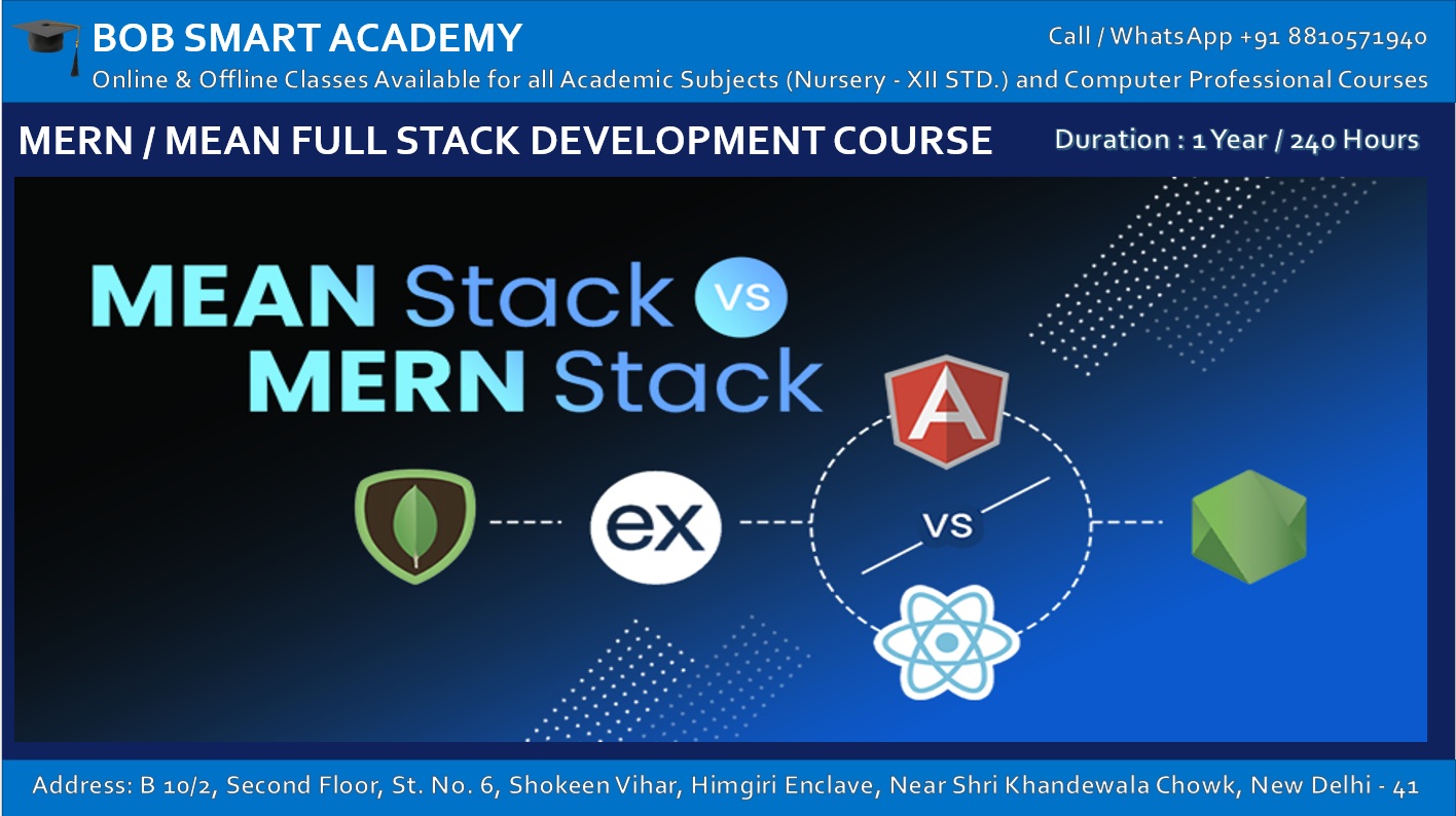 MERN / MEAN Full Stack Development Course