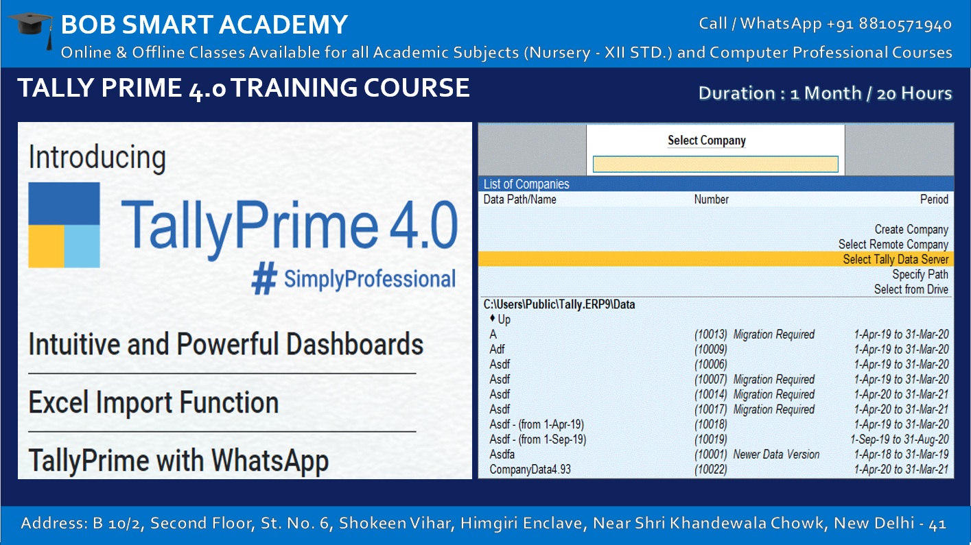 Master Tally Prime 4.0 Training Course