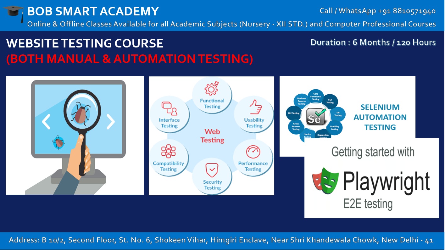Website Testing Course
